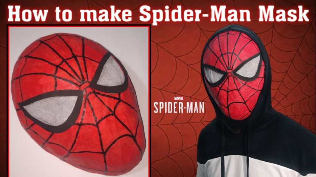 Easy Steps on How to Make a Spider Man Mask Yourself